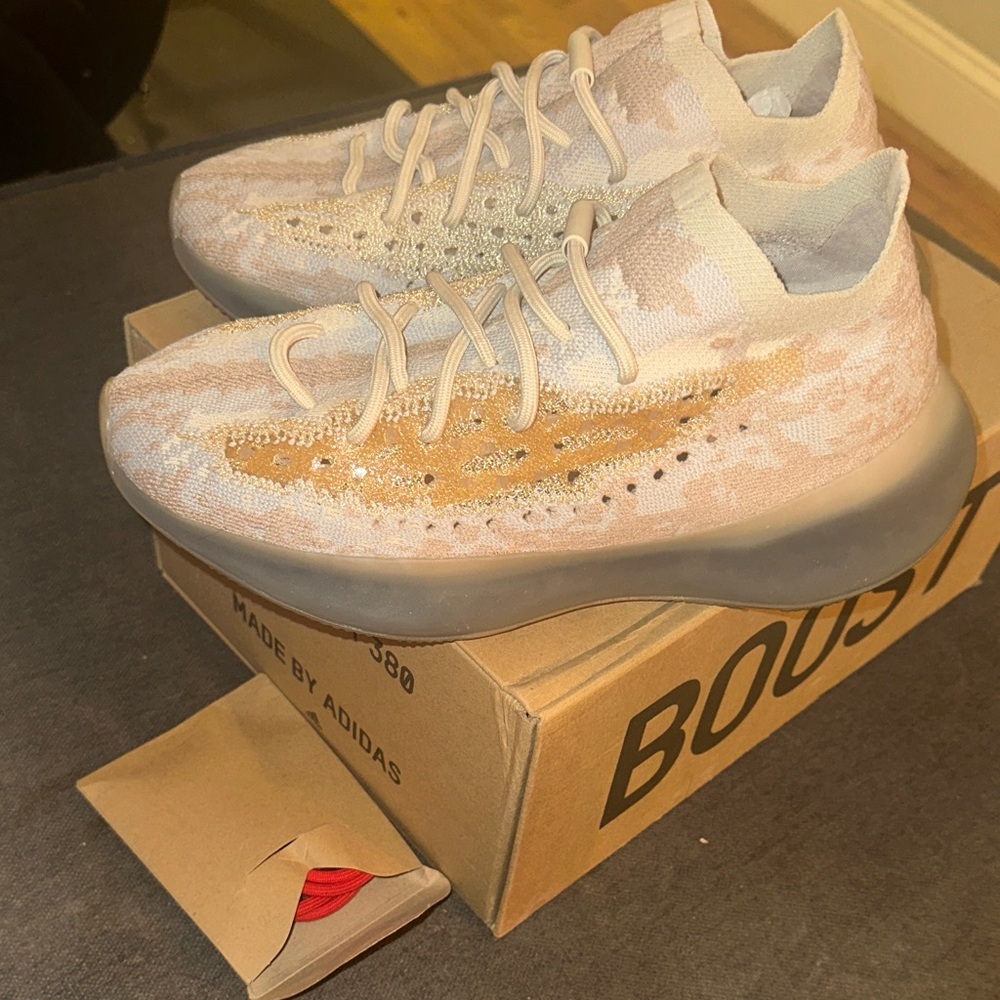 Adidas  Yeezy Boost 380 Beige and Light Brown Athletic new women size 10 men 8.5